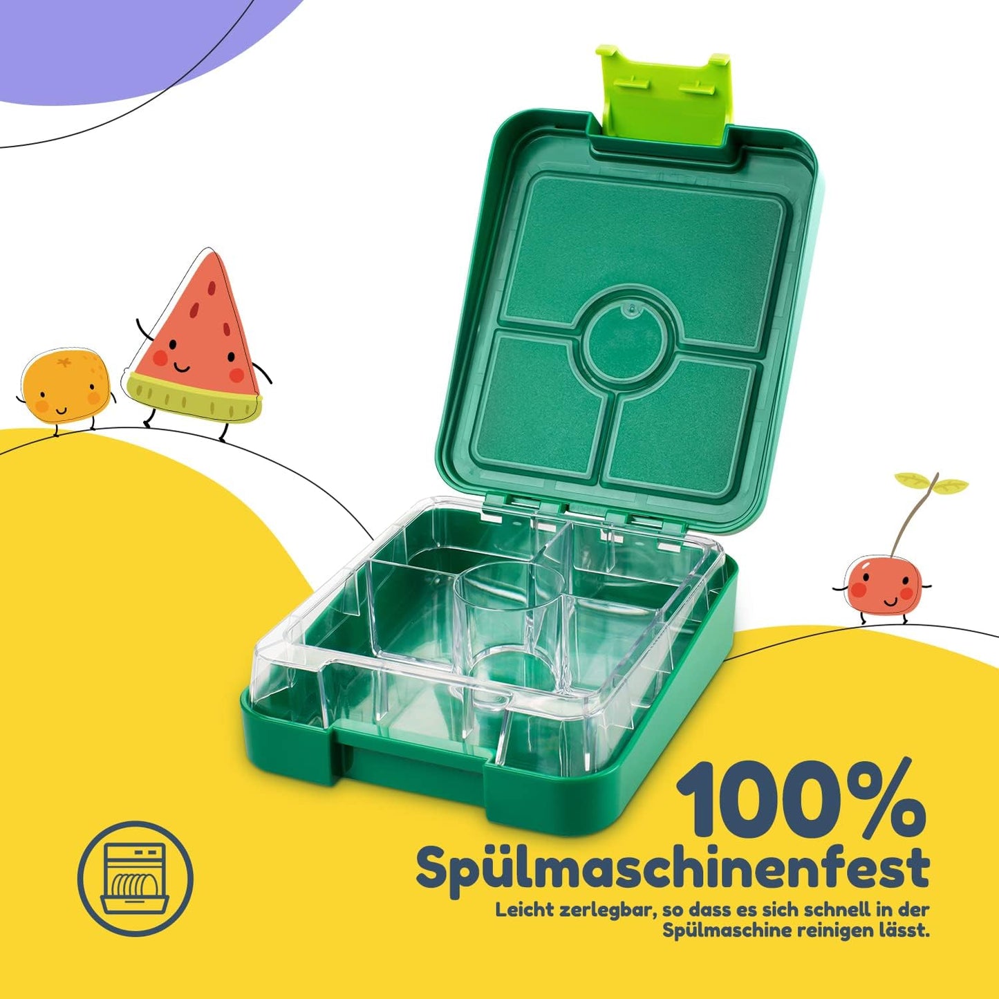 Easy Bento, Easy Snackbox, Grün Neo