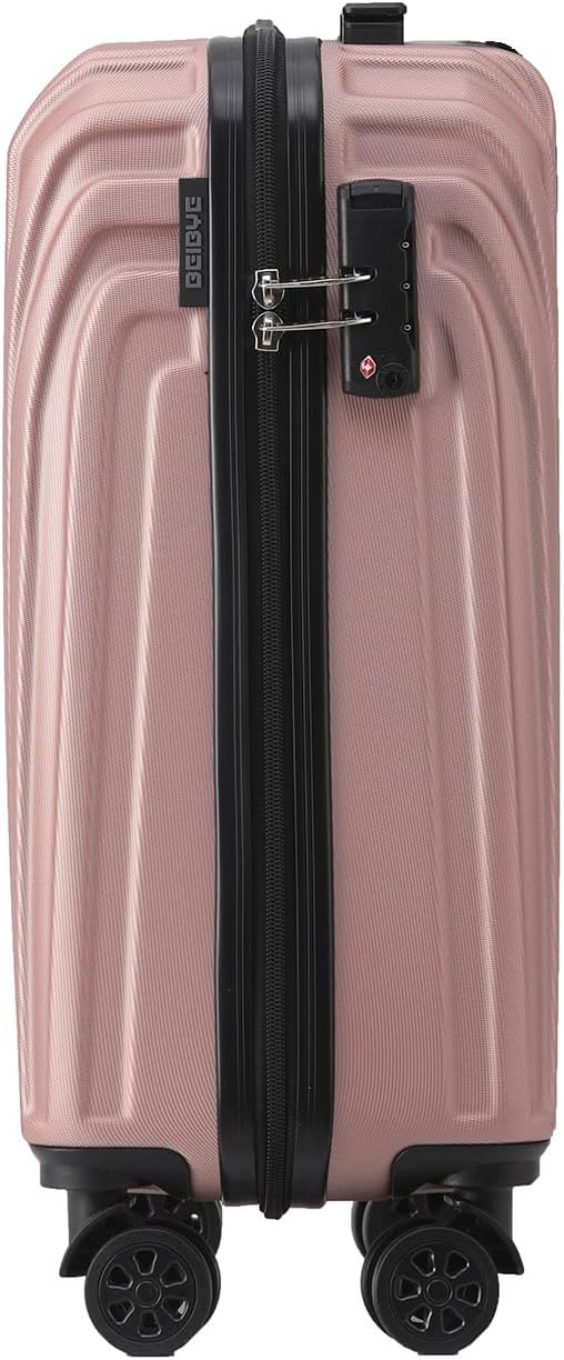 Koffer mit TSA-Schloss, 55 cm Rosa Gold