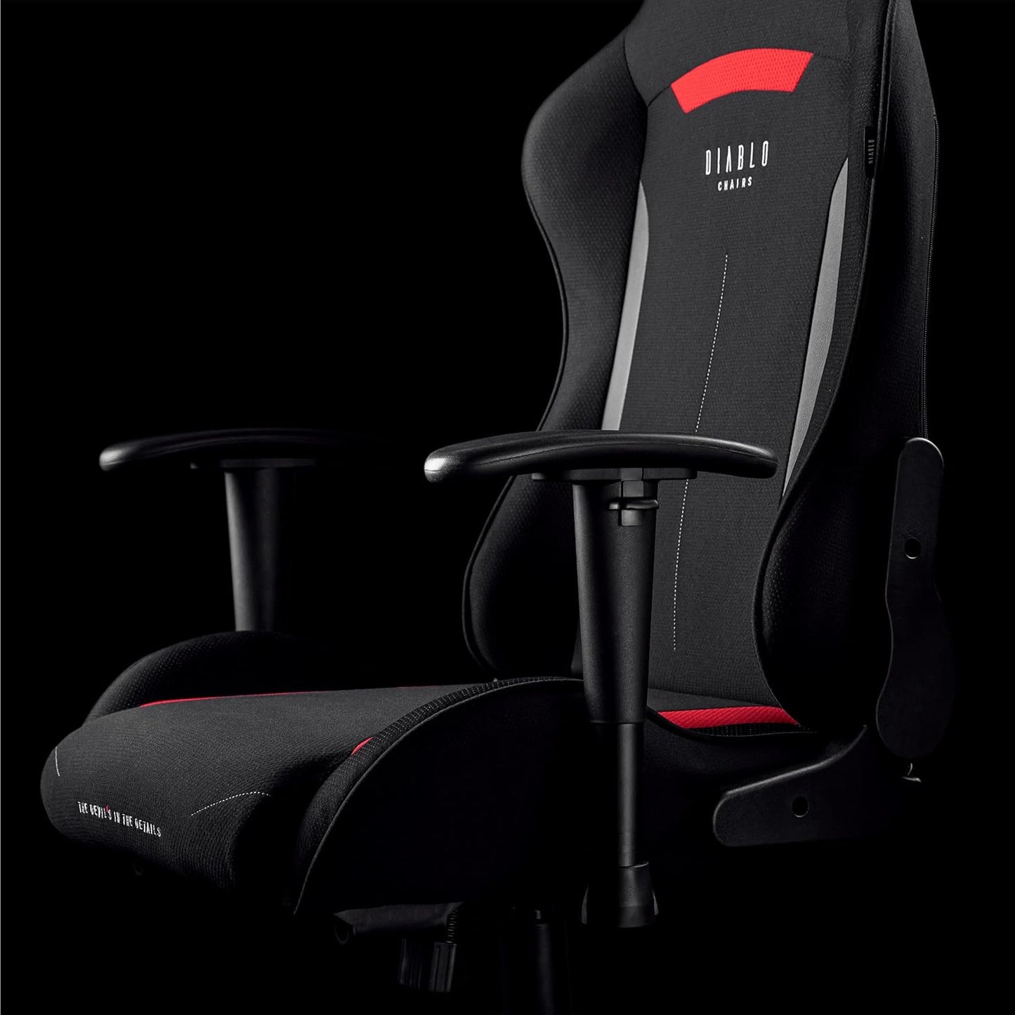 Ergonomischer Gaming-Stuhl X-Starter, Schwarz 132 cm x 68 cm x 49.5 cm