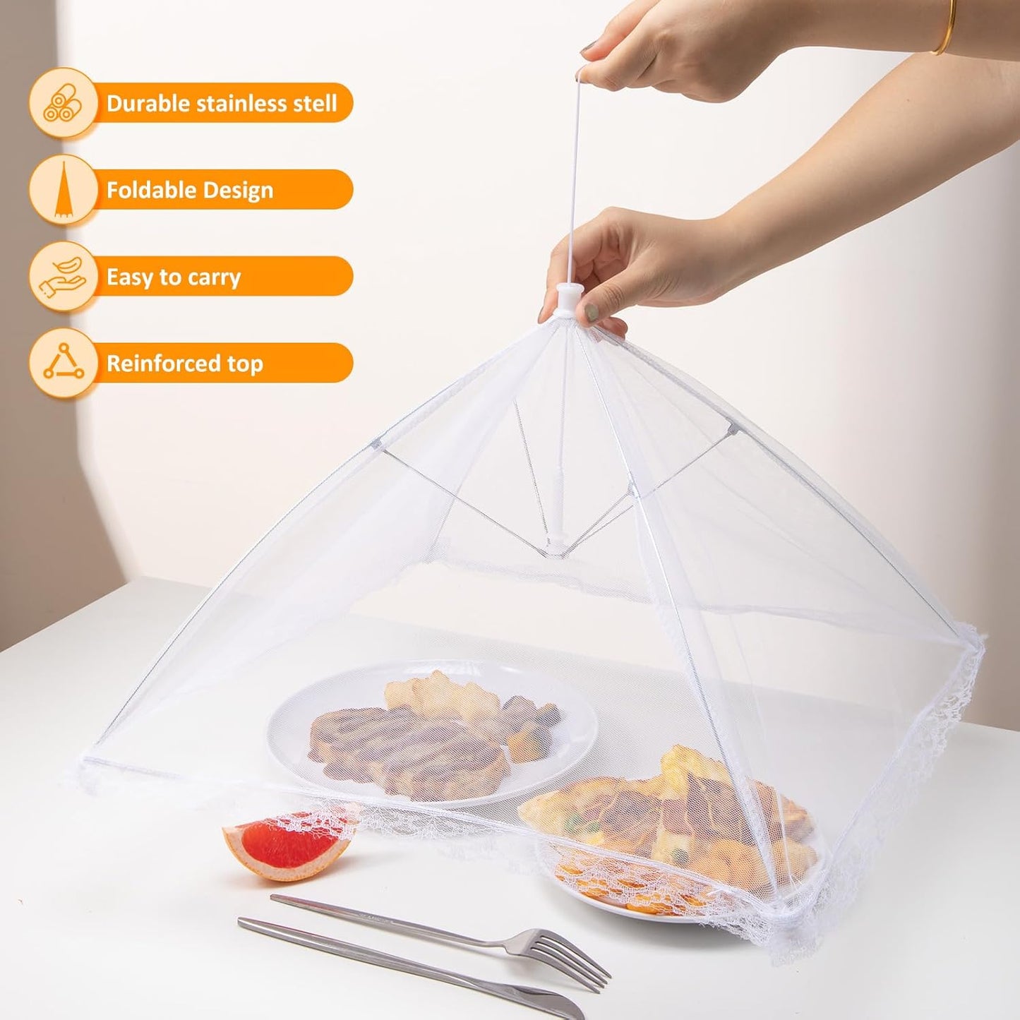 Pop-Up Lebensmittel-Abdeckhaube, 6er-Set