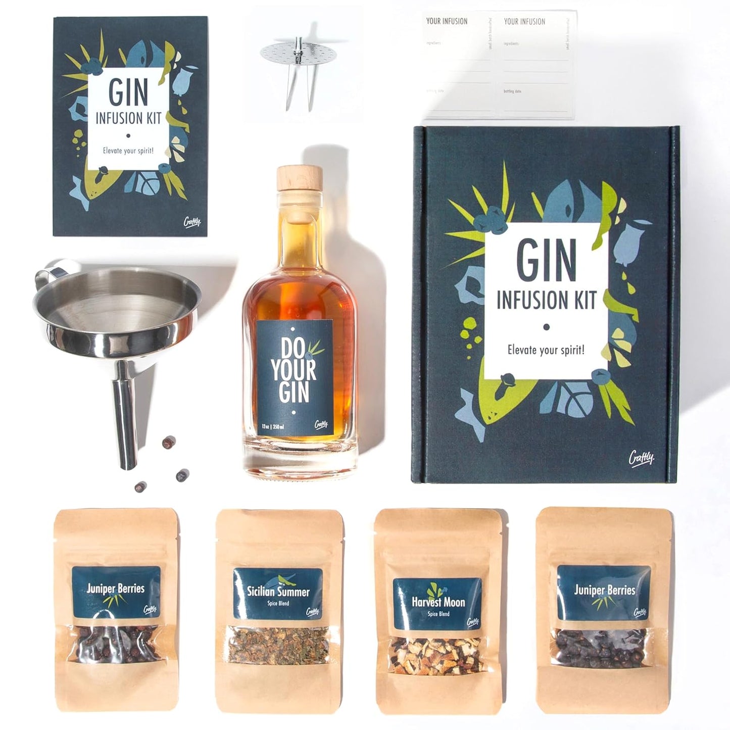 DIY Gin Infusion Kit, Gin