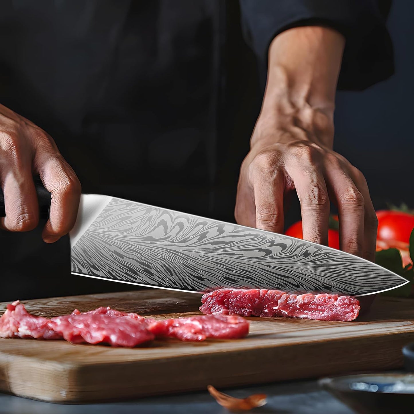 Japanisches Küchenmesser, Kochmesser 20 cm