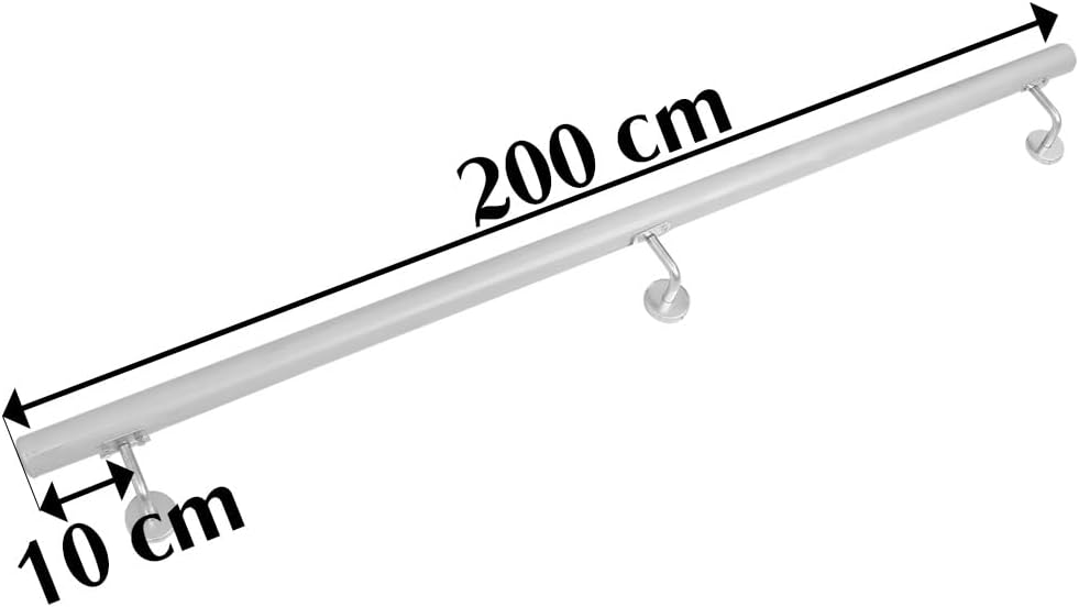 Holzhandlauf für Treppengeländer (200 cm), 200 cm