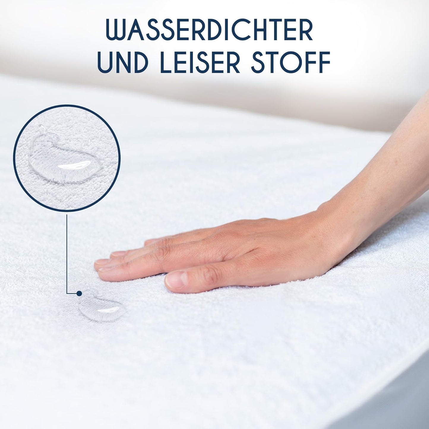 Wasserdichter Matratzenschoner 80x190 cm, 1|80 x 190 cm