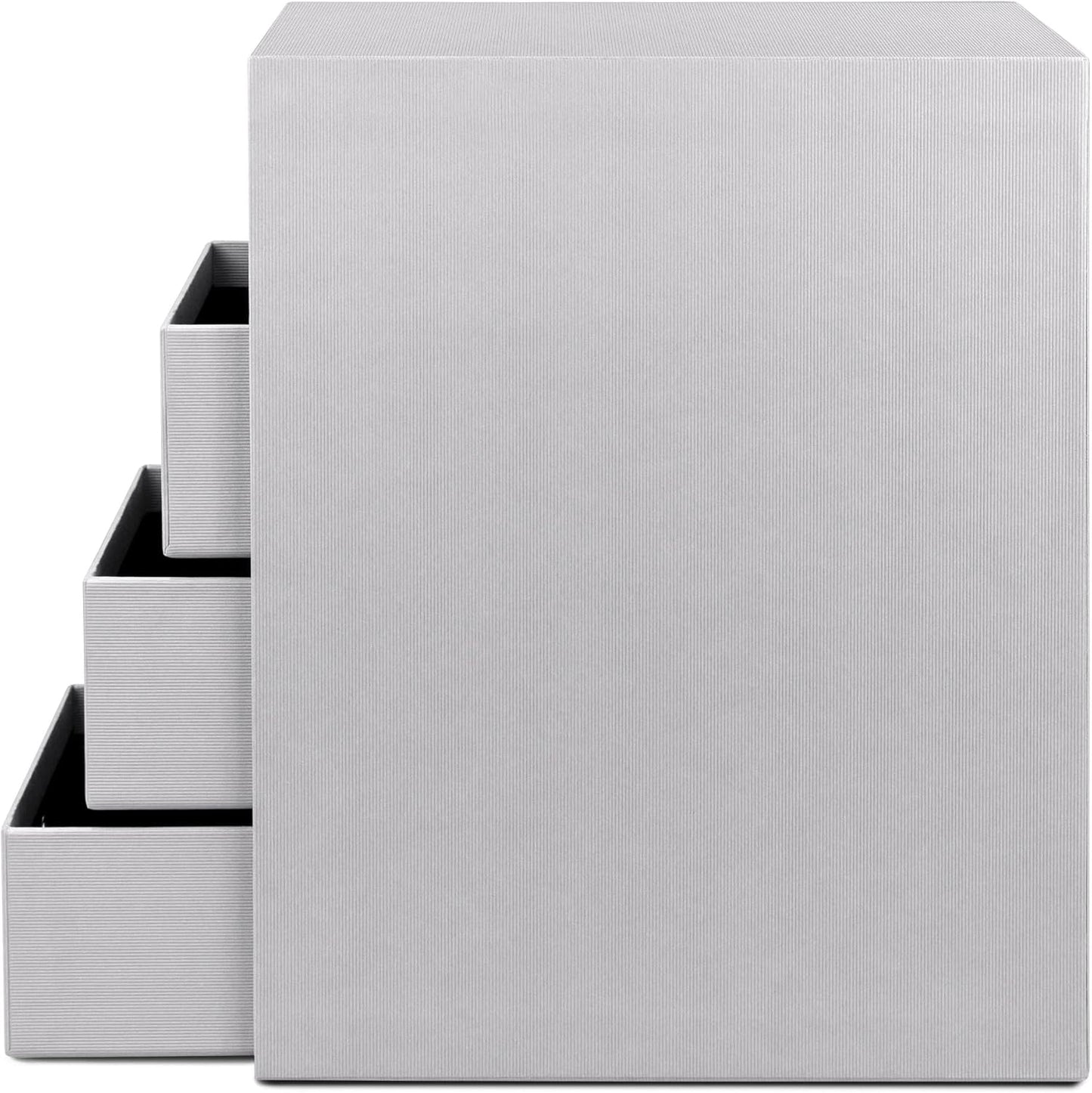 Schubladenbox mit 4 Schubladen, Stone