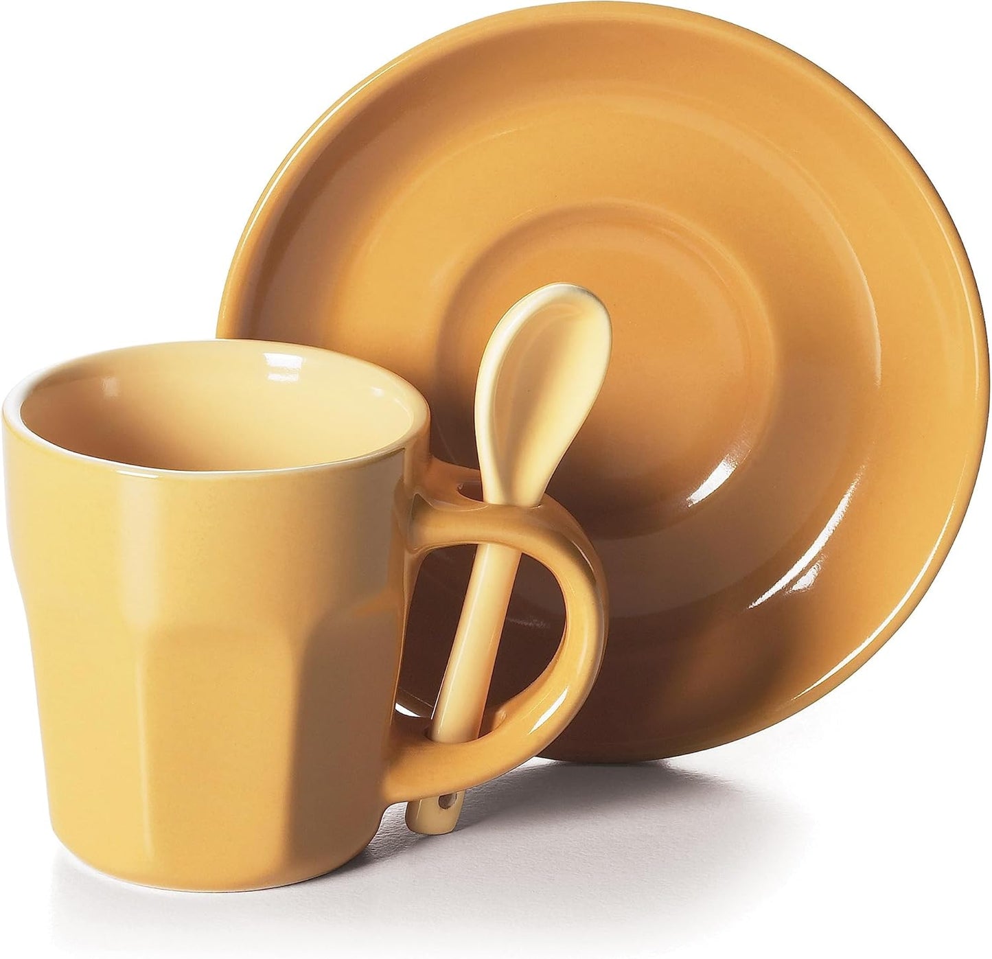 6er-Set Kaffeetasse mit Untertasse, Single