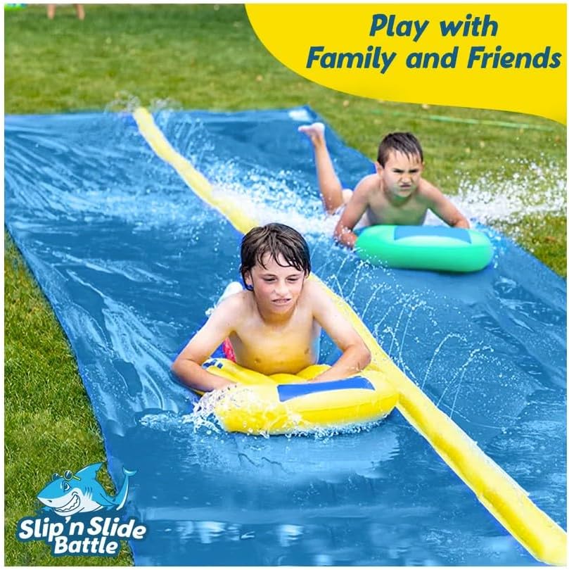 Zweibahn-Rutschmatte, 1 Slip'n Slide