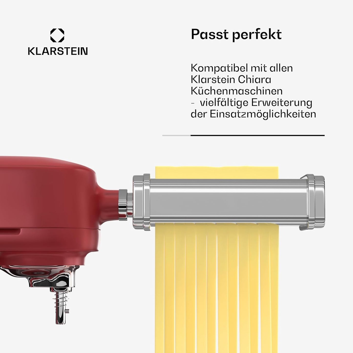 Nudelaufsatz für Küchenmaschine, Grau Chiara Nudel zubehör