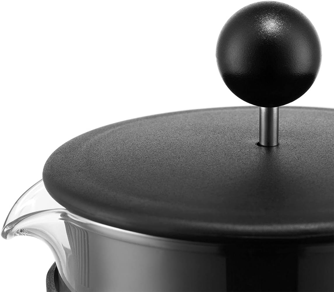 Kenya Kaffeebereiter - Manuelle French Press, 8 Cup, Schwarz