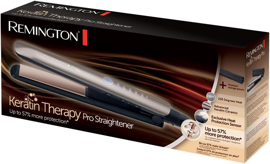 Haarglätter S8593 mit Keratin-Keramikbeschichtung, Haarglätter Profi neu