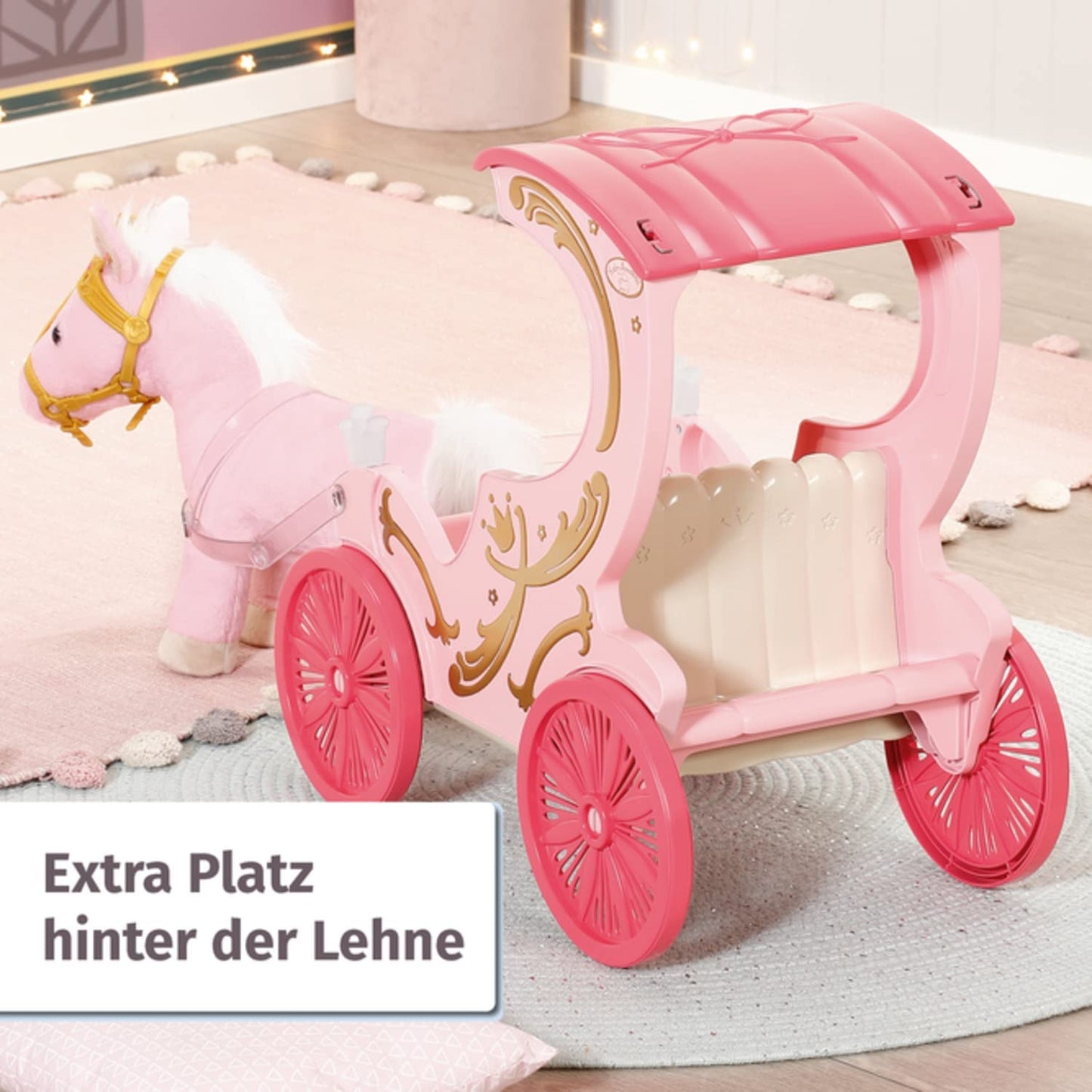 Baby Annabell® Little Sweet Kutsche & Pony, Puppenzubehör, Kutsche mit Pony