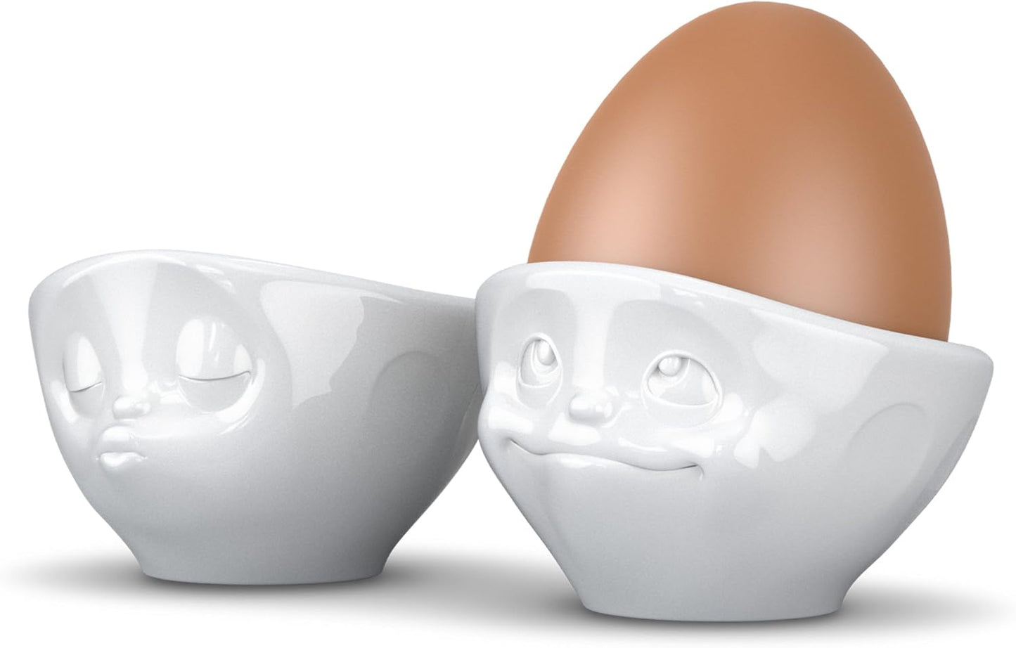 4er-Set Eierbecher Küssend & Verträumt & lecker & Och Bitte