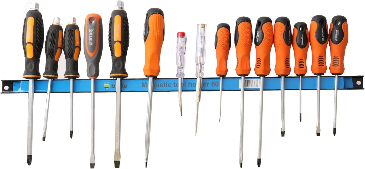 Magnetische Werkzeugleisten-Set, 6 Stck. 60 cm