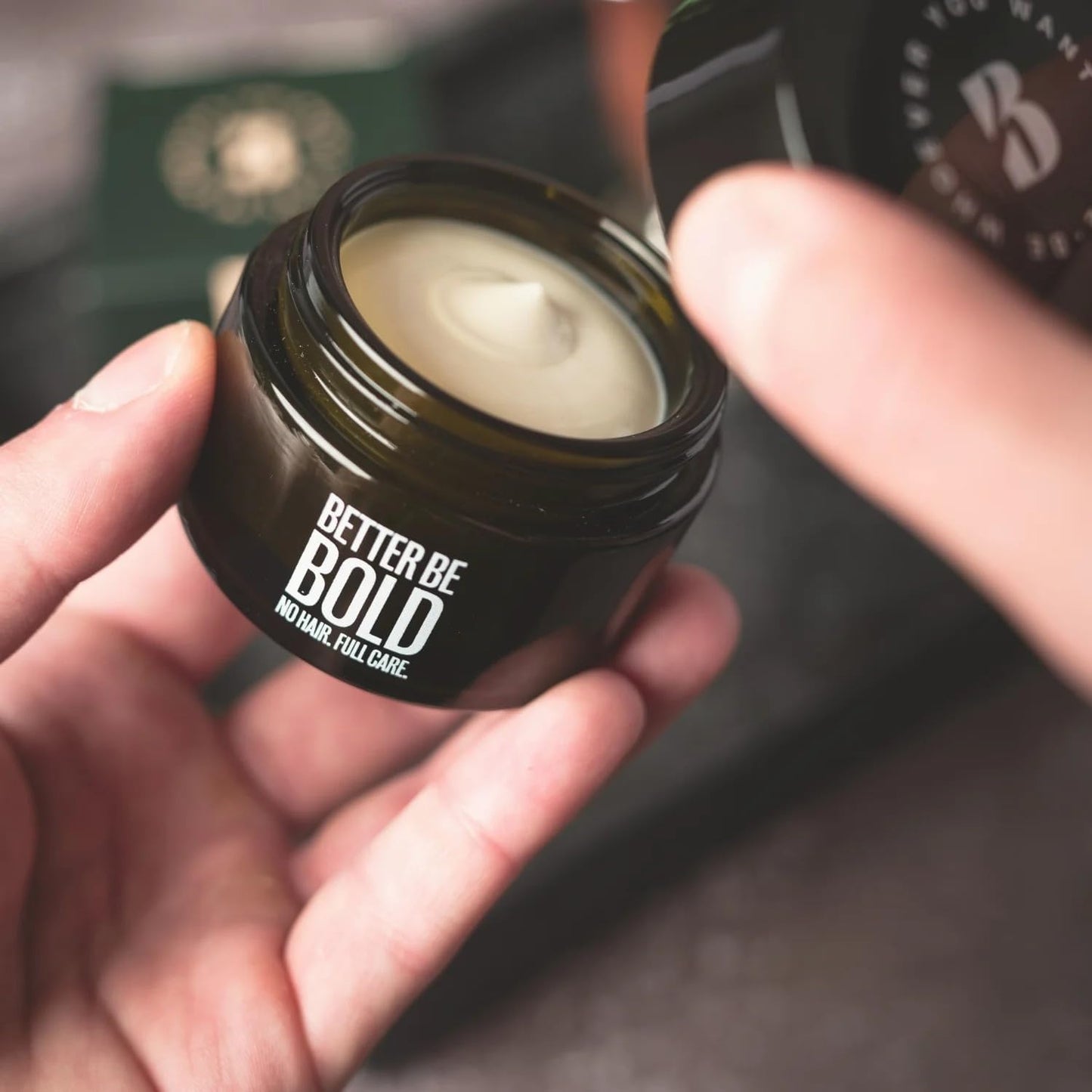 Glatzenrasierer & Creme Anti-Shine Set