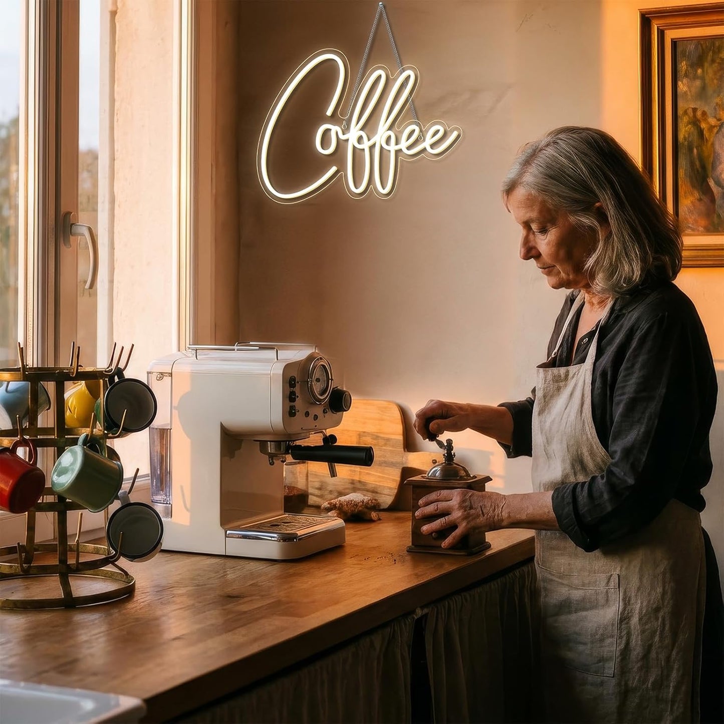 Neon Schild Coffee, Coffee