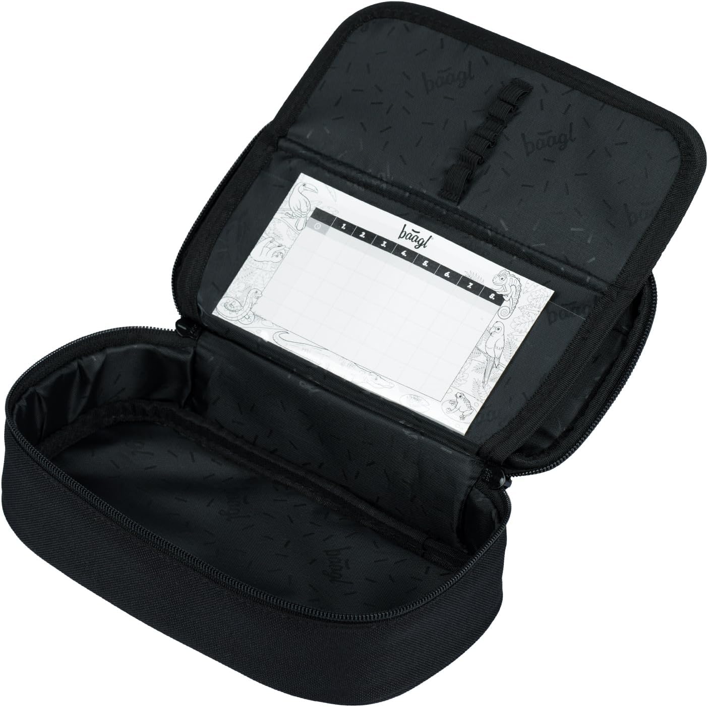 3-teiliges Schulrucksack-Set, Darkness