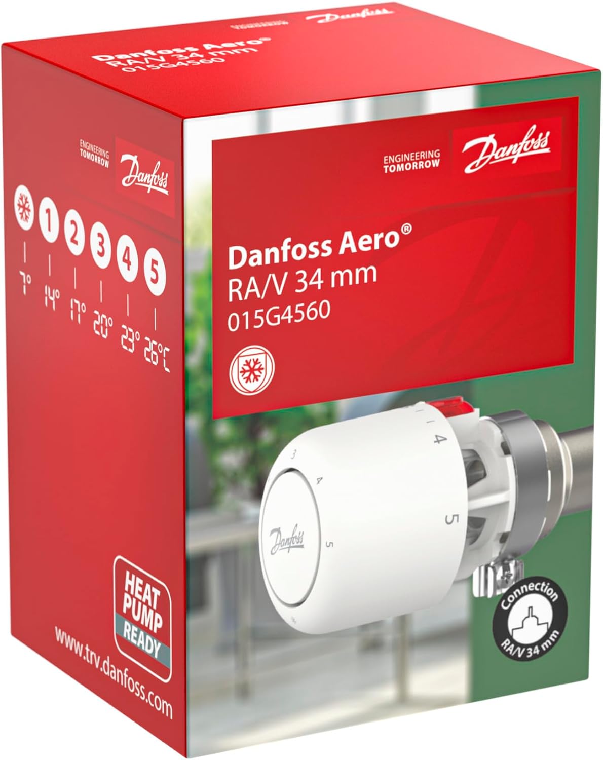 Thermostatkopf Aero RAV Click mit Sensor, NEU 015G4560