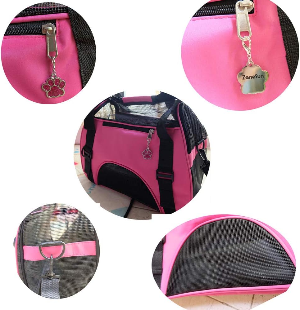 Transporttasche für Katzen, rose