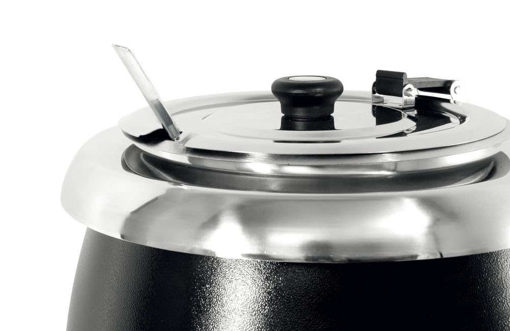 Suppenkessel mit magnetischen Produktschildern, Black coated