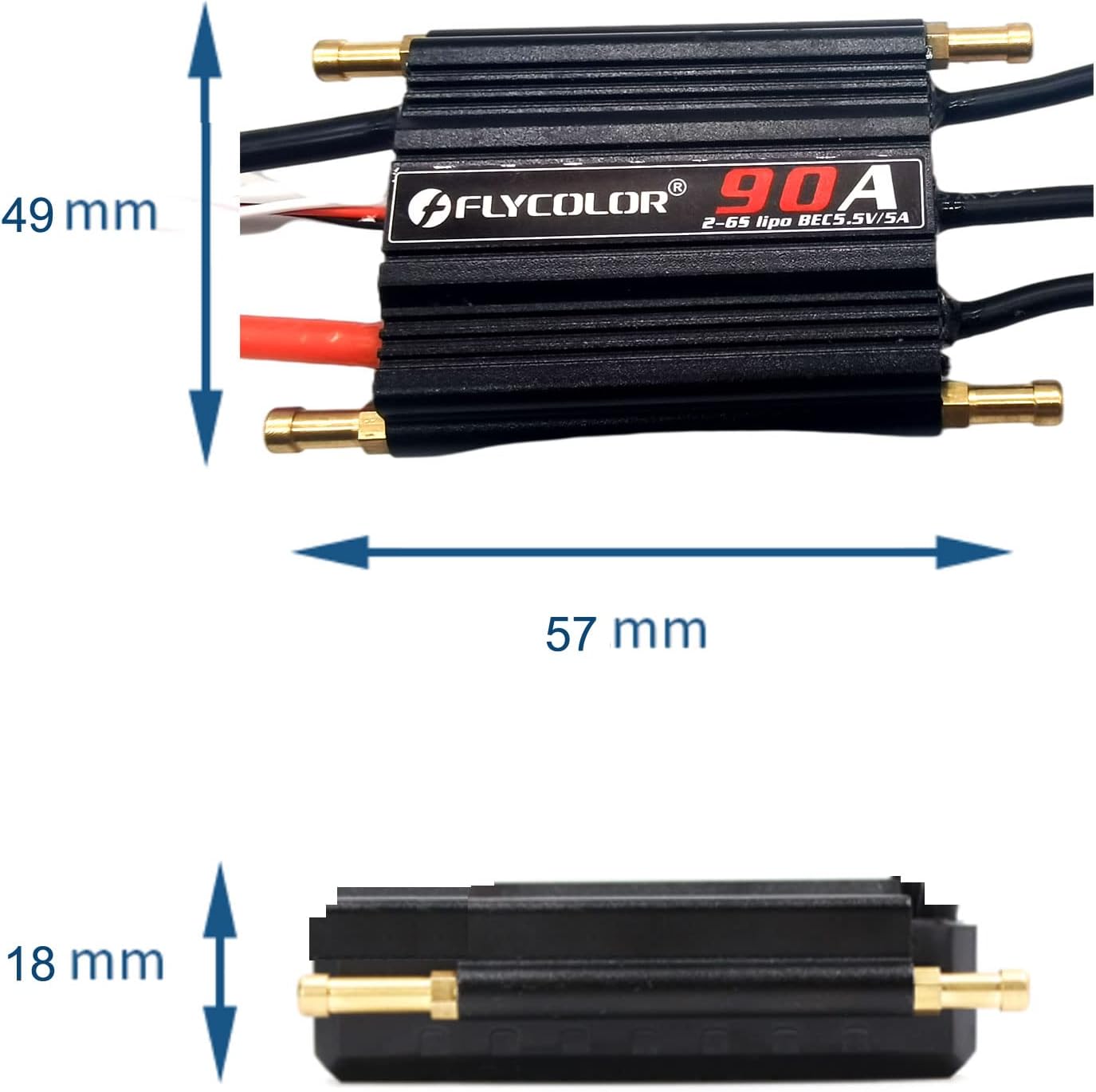Wasserdichter Brushless ESC für Modellschiff