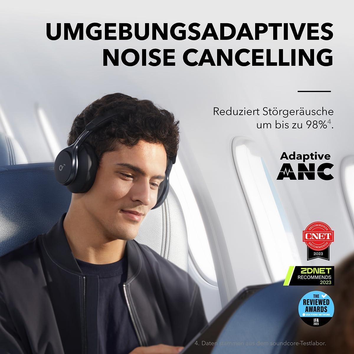 Space One Kopfhörer, Schwarz