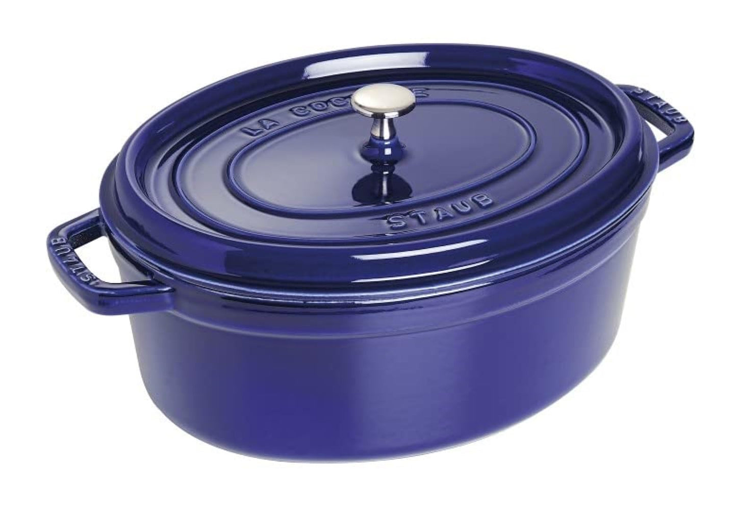 Cocotte Bräter mit Deckel, 33 cm, 6.7 L dunkelblau