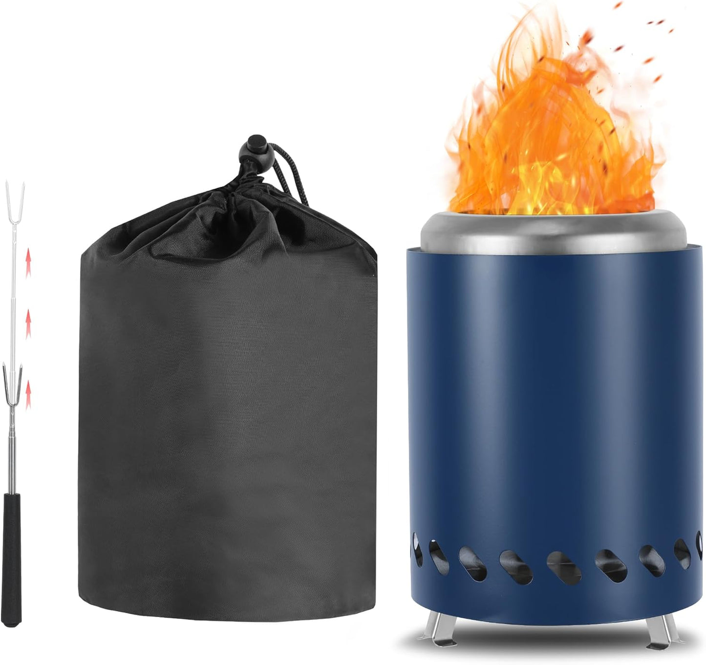 Rauchfreie Mini-Feuerschale, 14cm #4 Blau