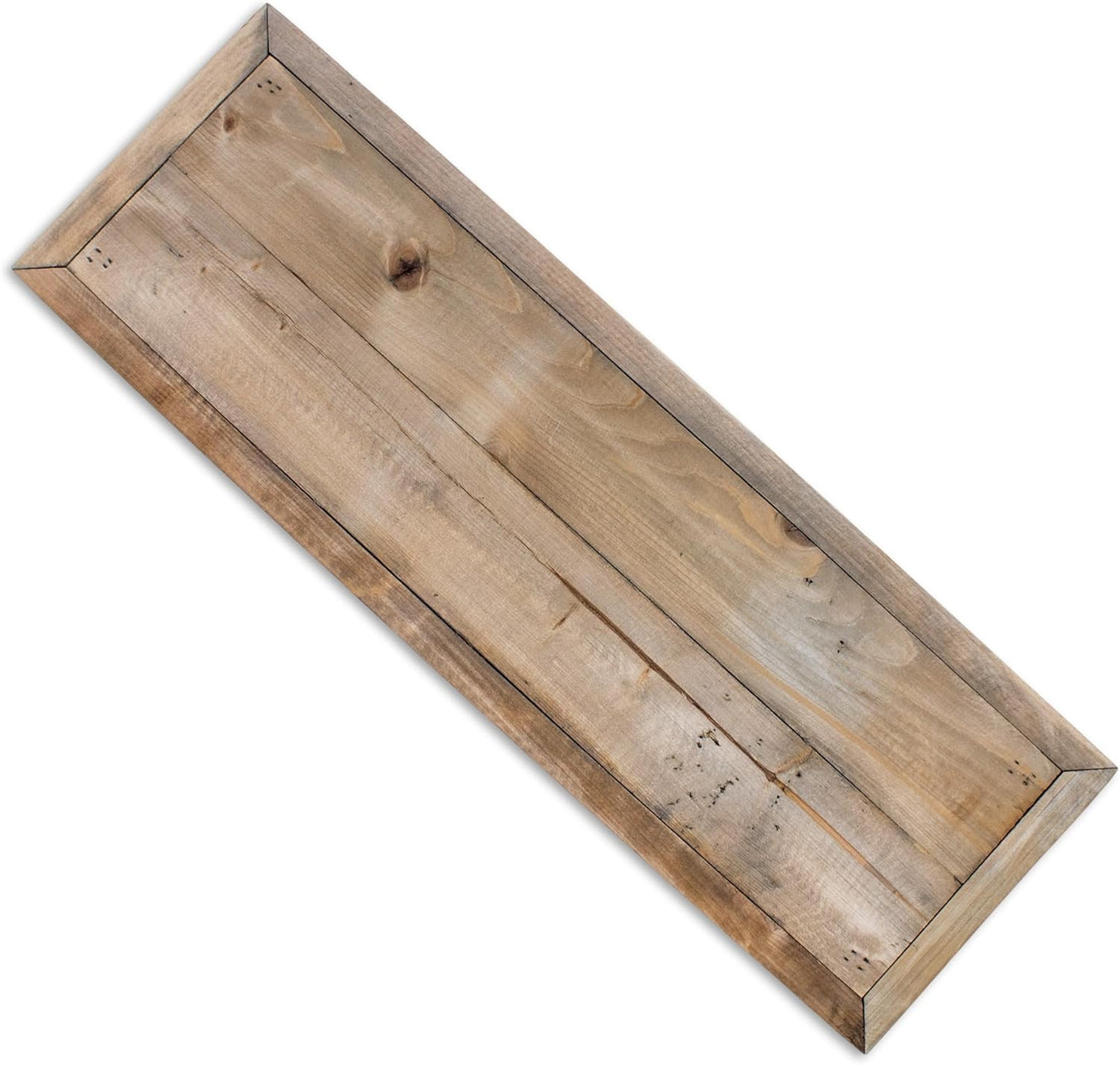 Rechteckiges Deko-Blumentablett, gross / 50 x 18 cm