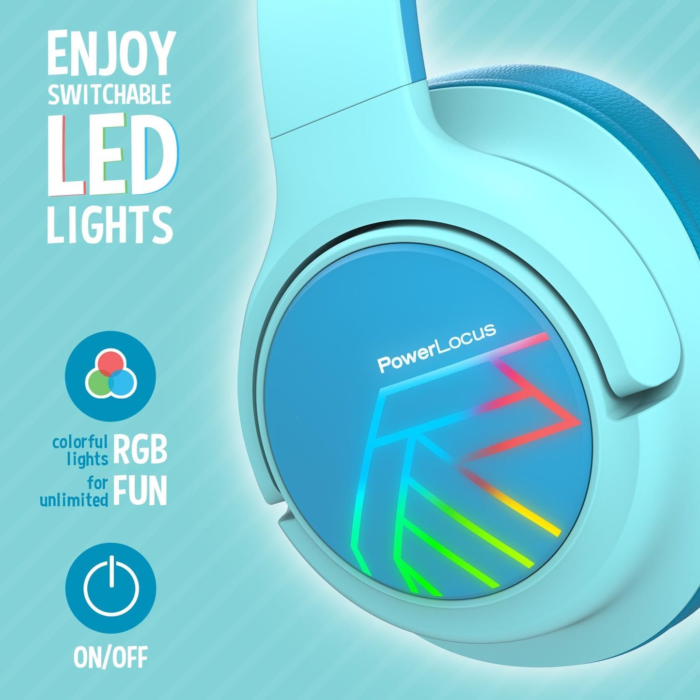 Bobo Bluetooth-Kopfhörer für Kinder, Blau