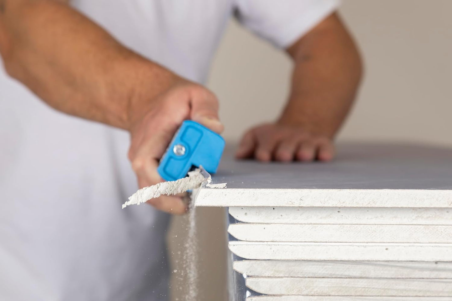 Gipshobel mit 4 Klingen für Trockenbau