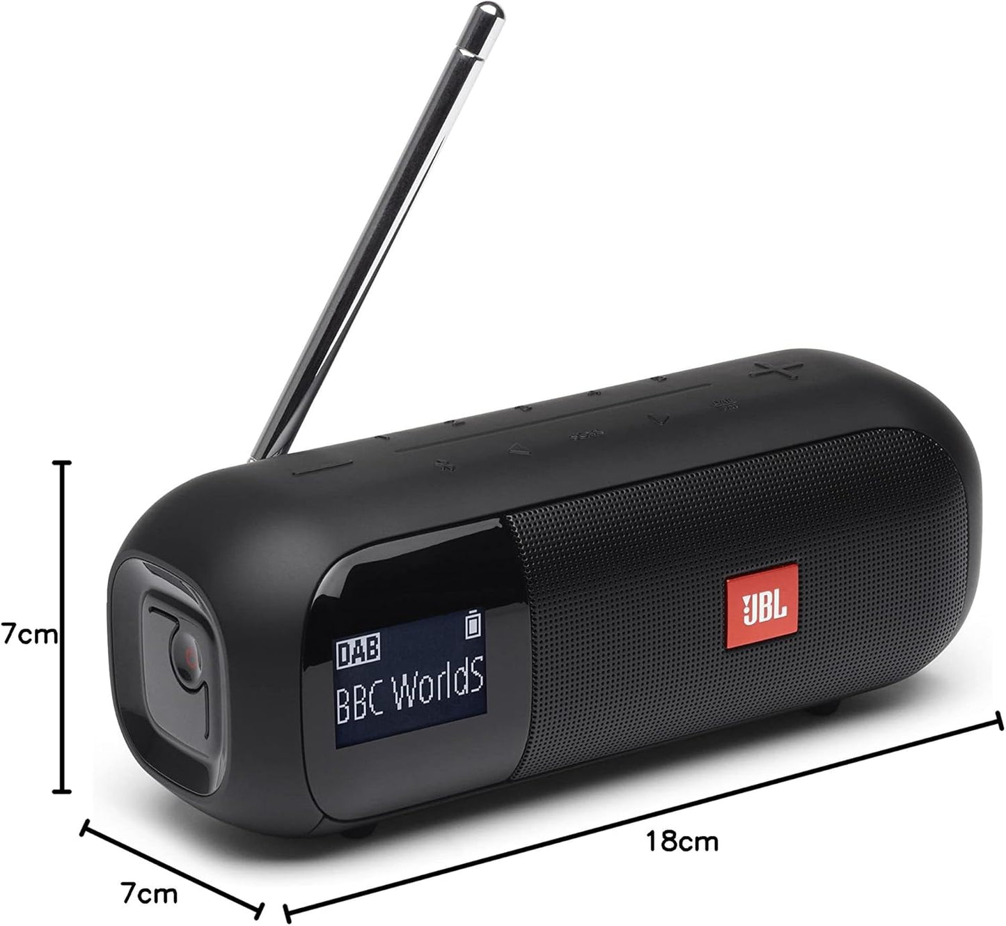Tuner 2 Bluetooth-Lautsprecher mit DAB+, Schwarz