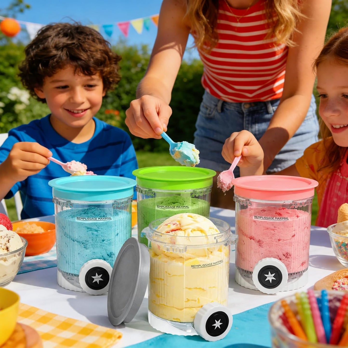Creami Eismaschine Behälter-Set für NC700 & NC701