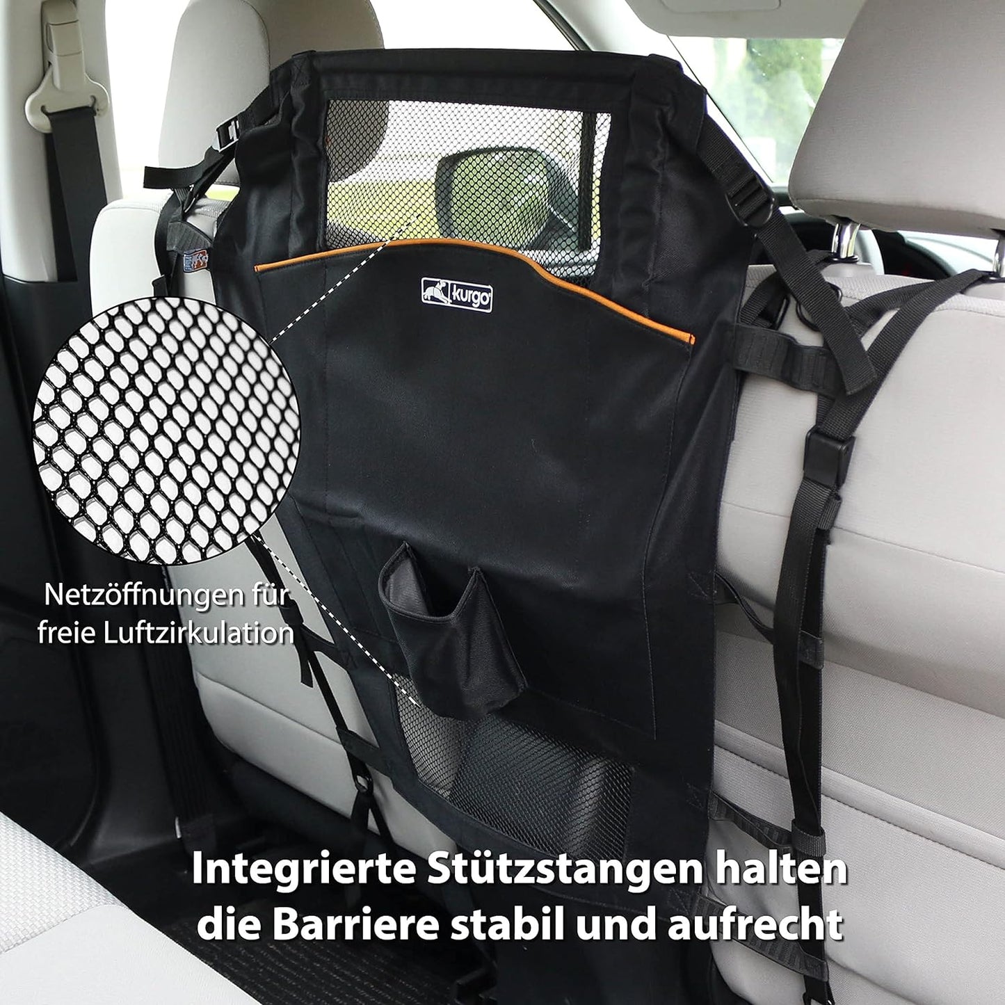 Rücksitz-Trennwand für Hunde