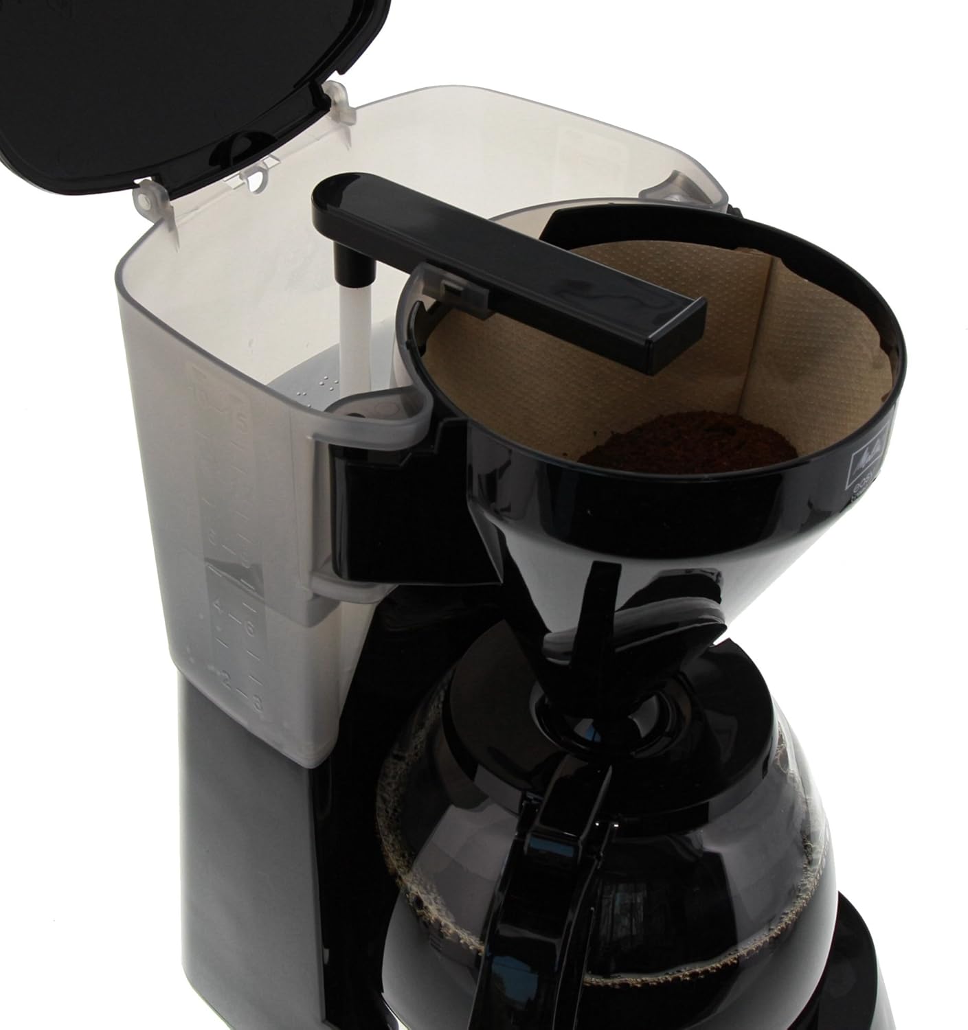 Easy Timer Filterkaffeemaschine mit Glaskanne, Timer-schwarz