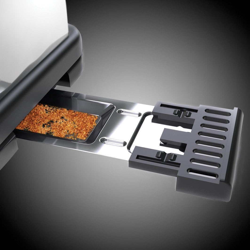 Langschlitz-Toaster mit Brötchenaufsatz