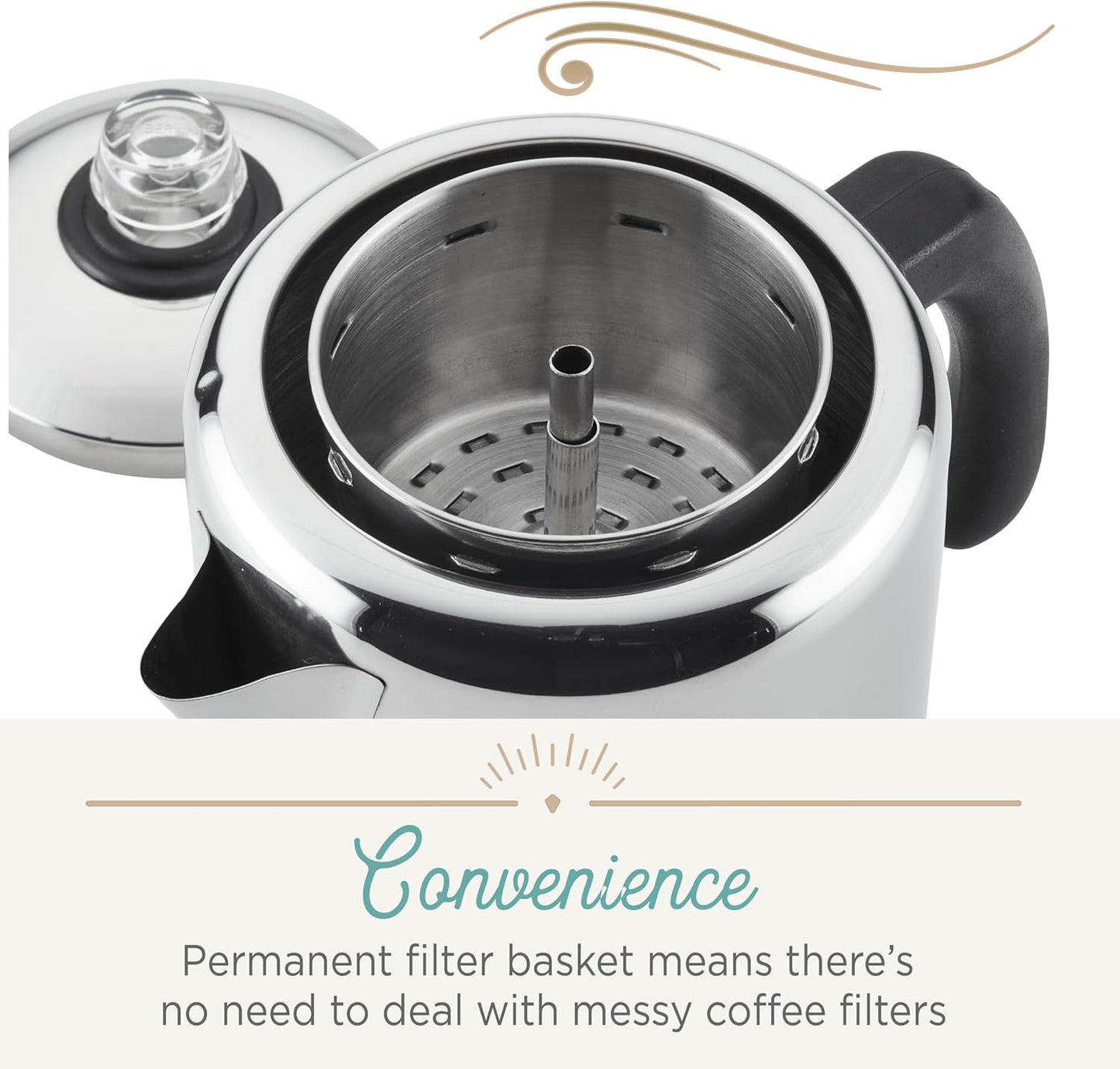 47053 Classic Yosemite Kaffee-Perkolator