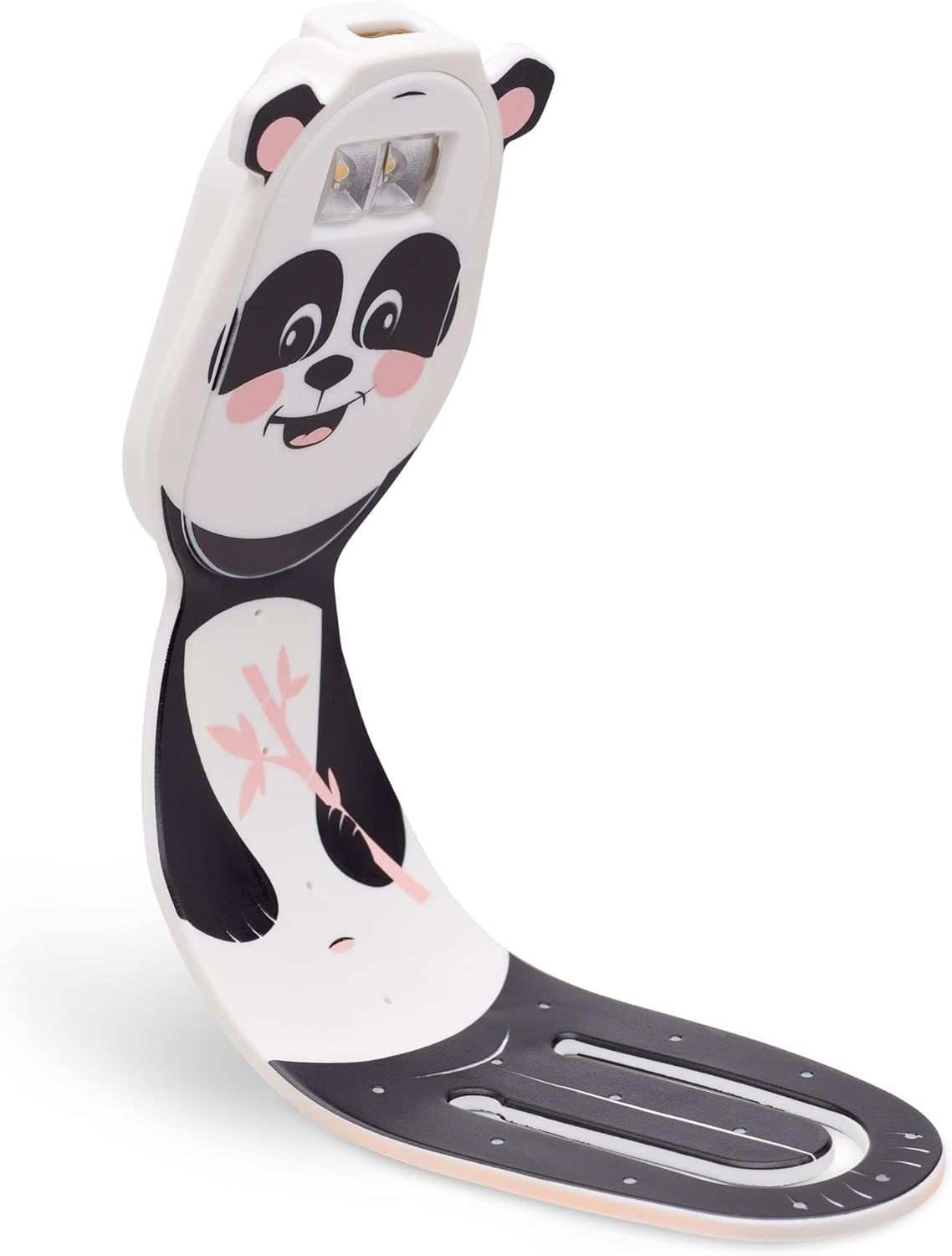 Flexilight 2-in-1 Clip On Leselampe & Lesezeichen, wiederaufladbar, Panda