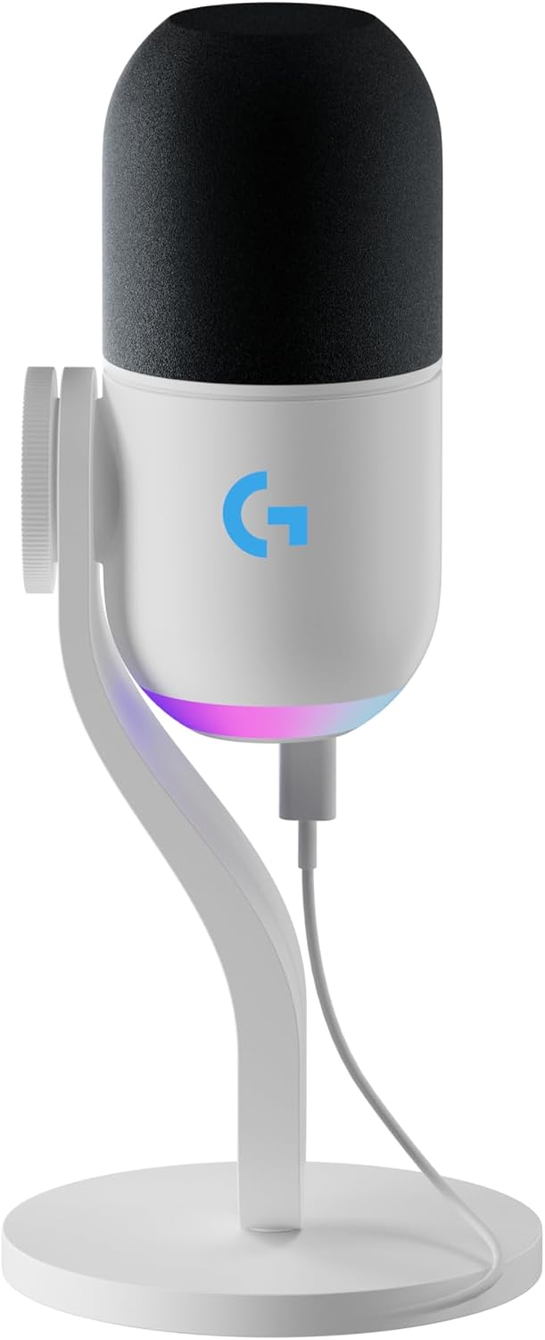 Yeti GX Mikrofon für Streaming & Gaming, Weiß Mikrofon