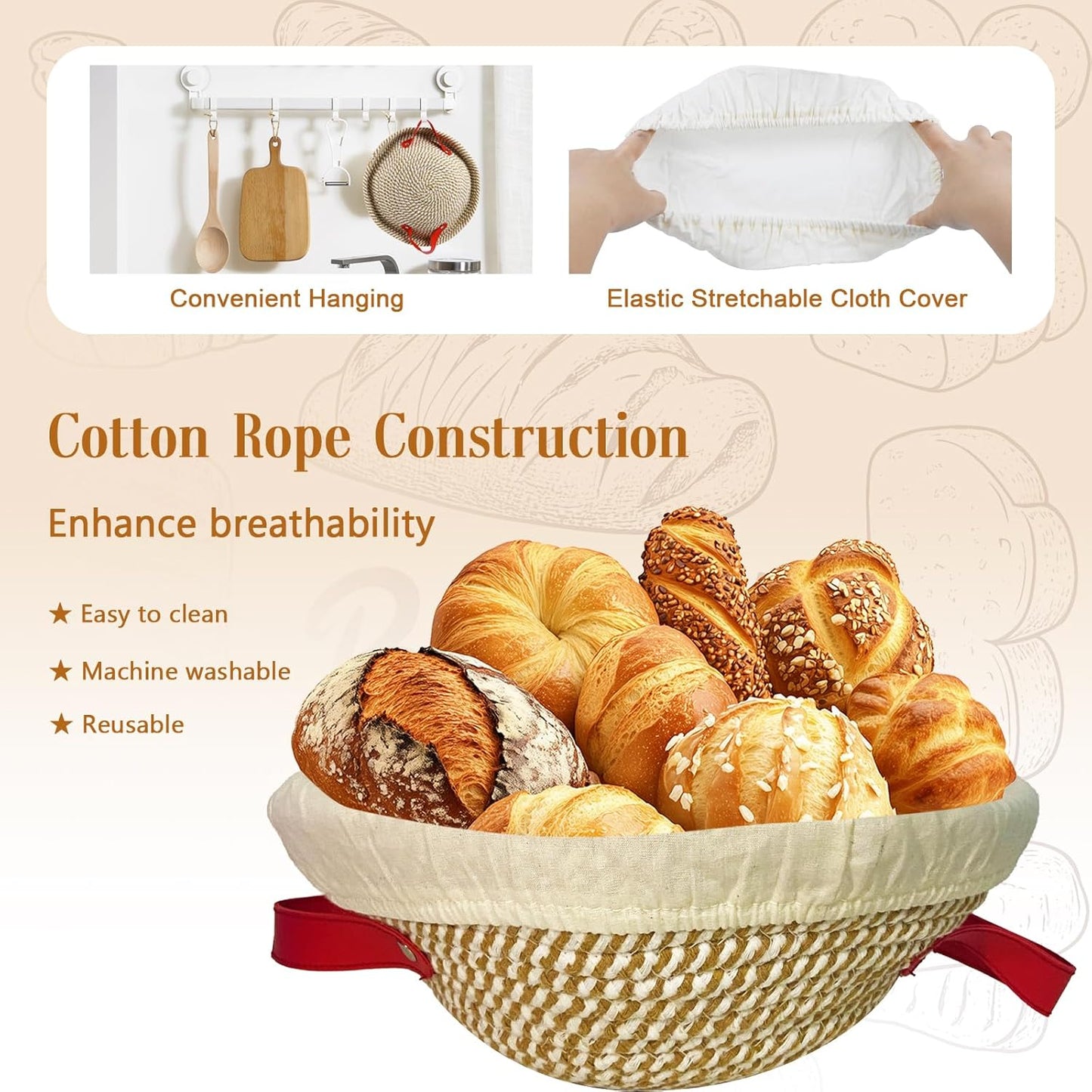 Gärkörbchen-Set für Brotbacken