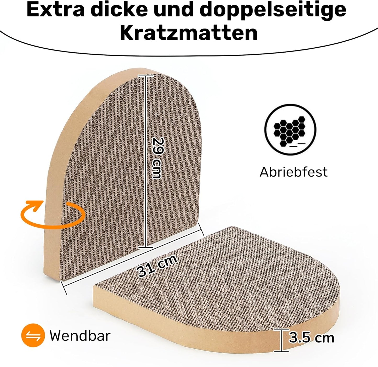 Kratzbrett in Sofa-Form, Dunkelgrau