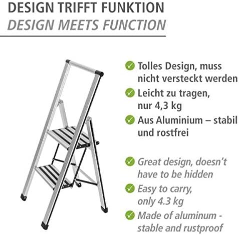 Haushaltsleiter, Silber, 2 Stufen