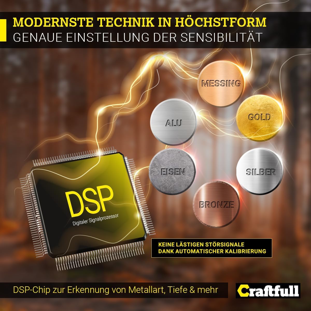 Metalldetektor Set für Schatzsuche und Pinpointing