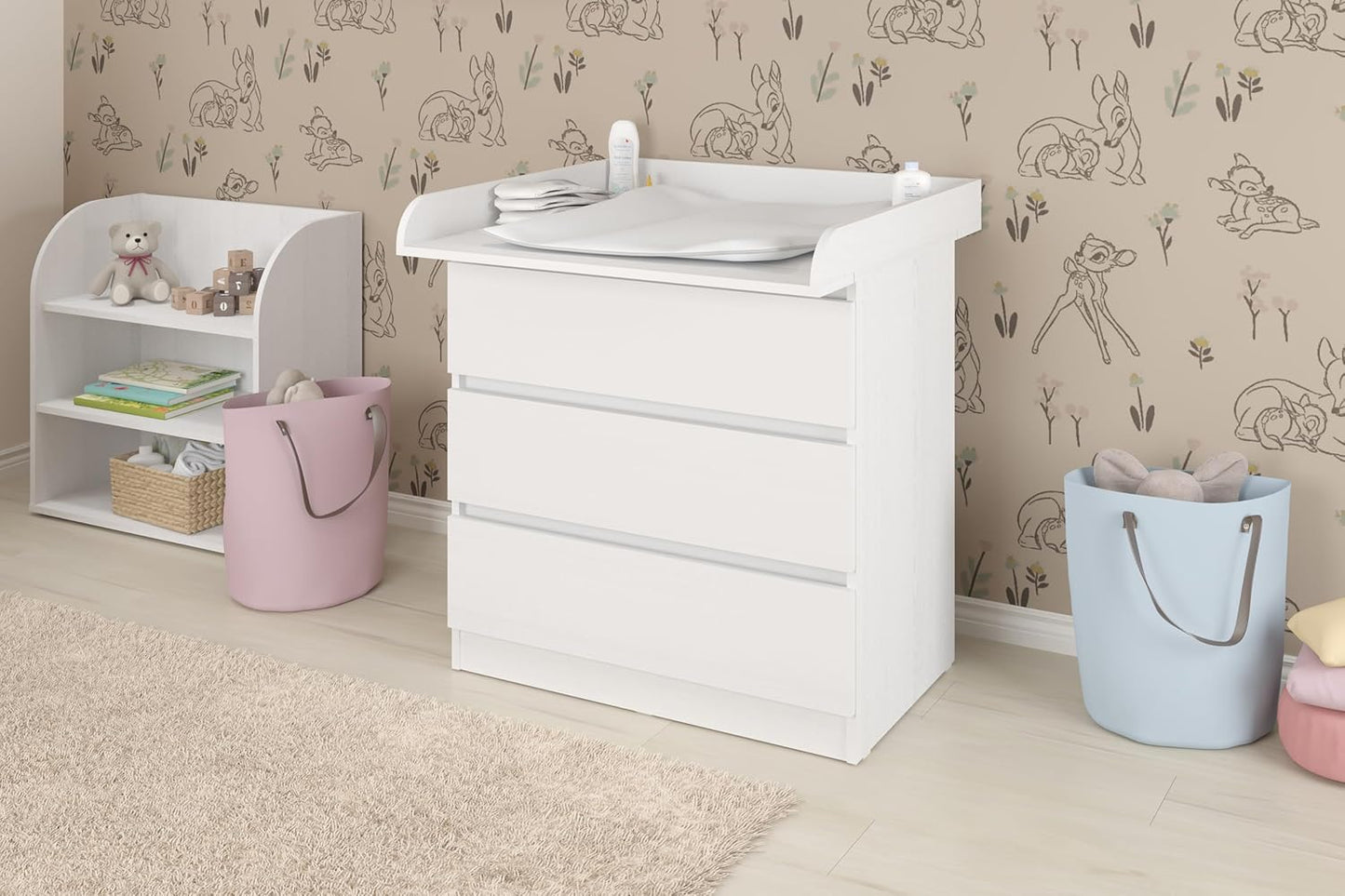 Wickelaufsatz für Ikea Kommoden, 0Weiß
