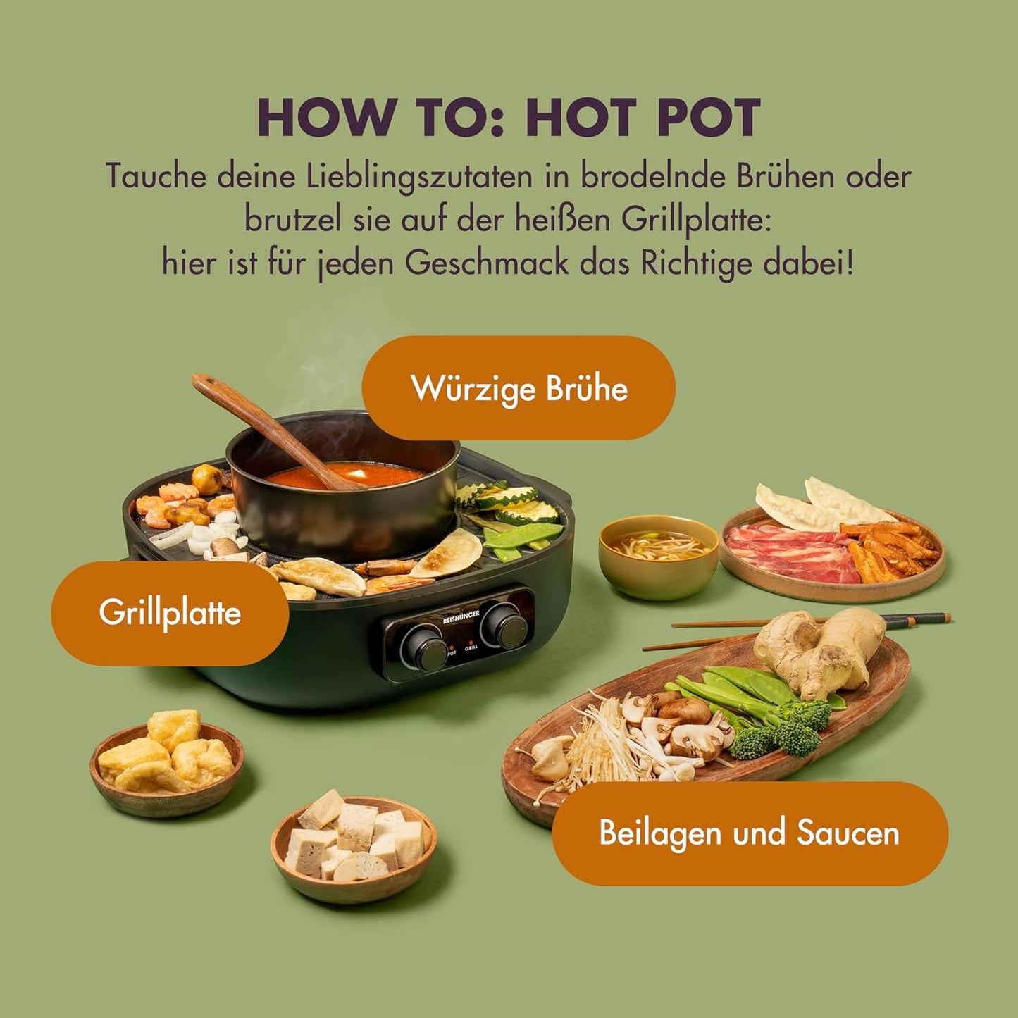 Hot Pot mit Grillfunktion