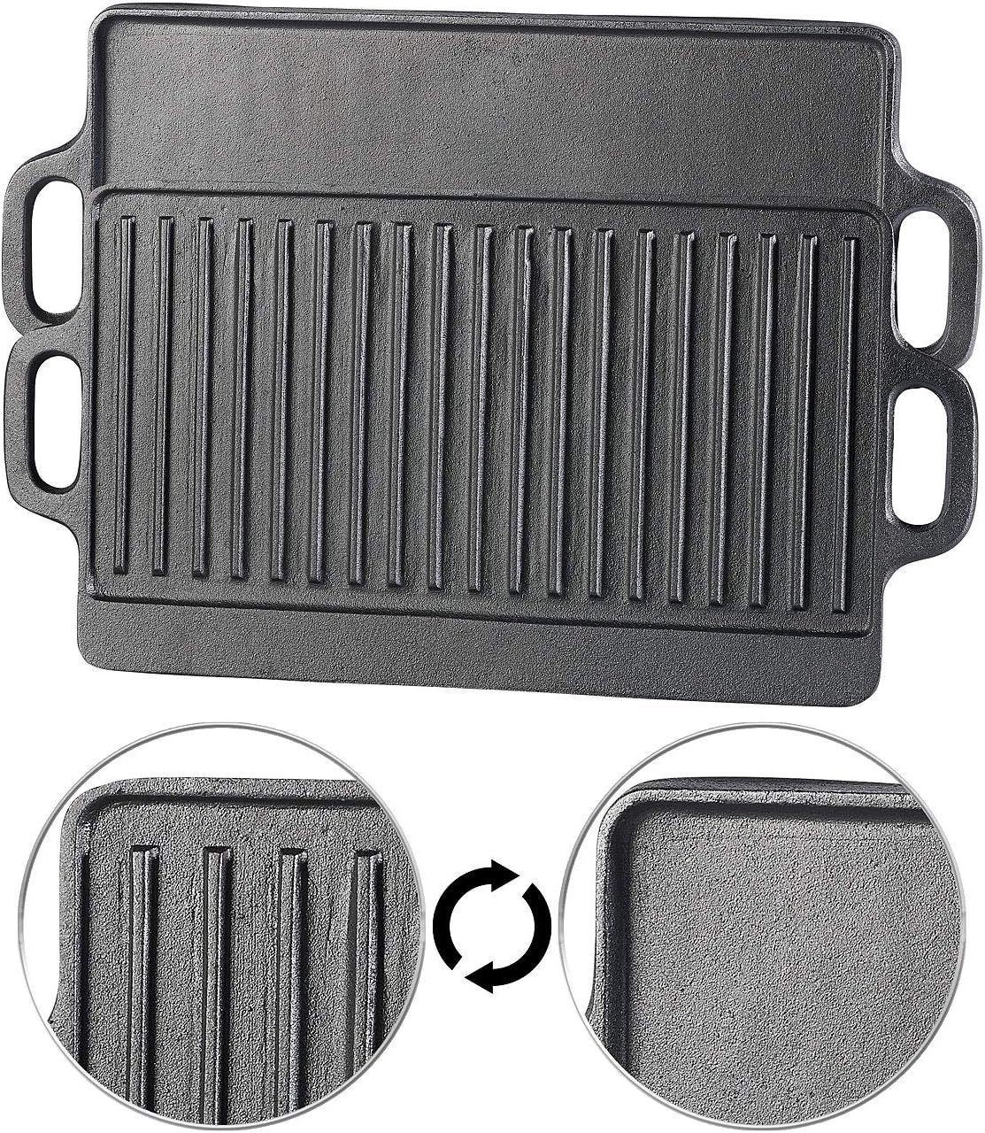 Grillplatte 2er-Set, 2er- Set 46 x 23 cm