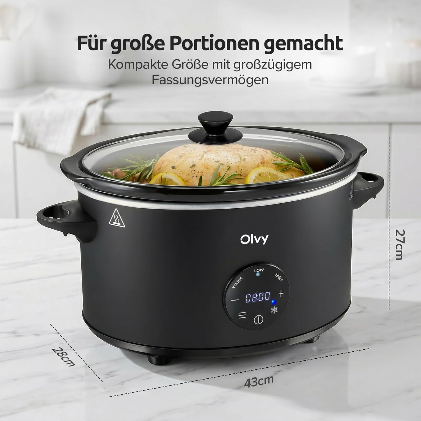 Digitaler Slow Cooker