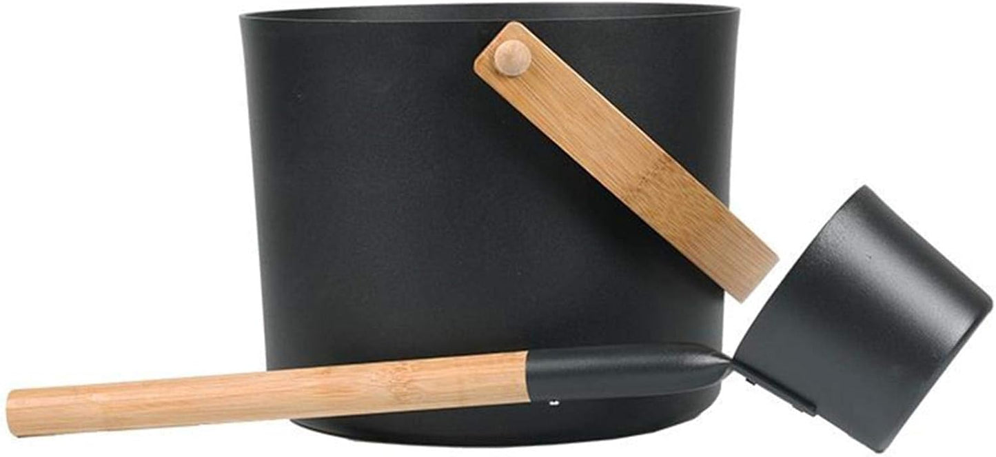 7L Saunaeimer Set, Schwarz