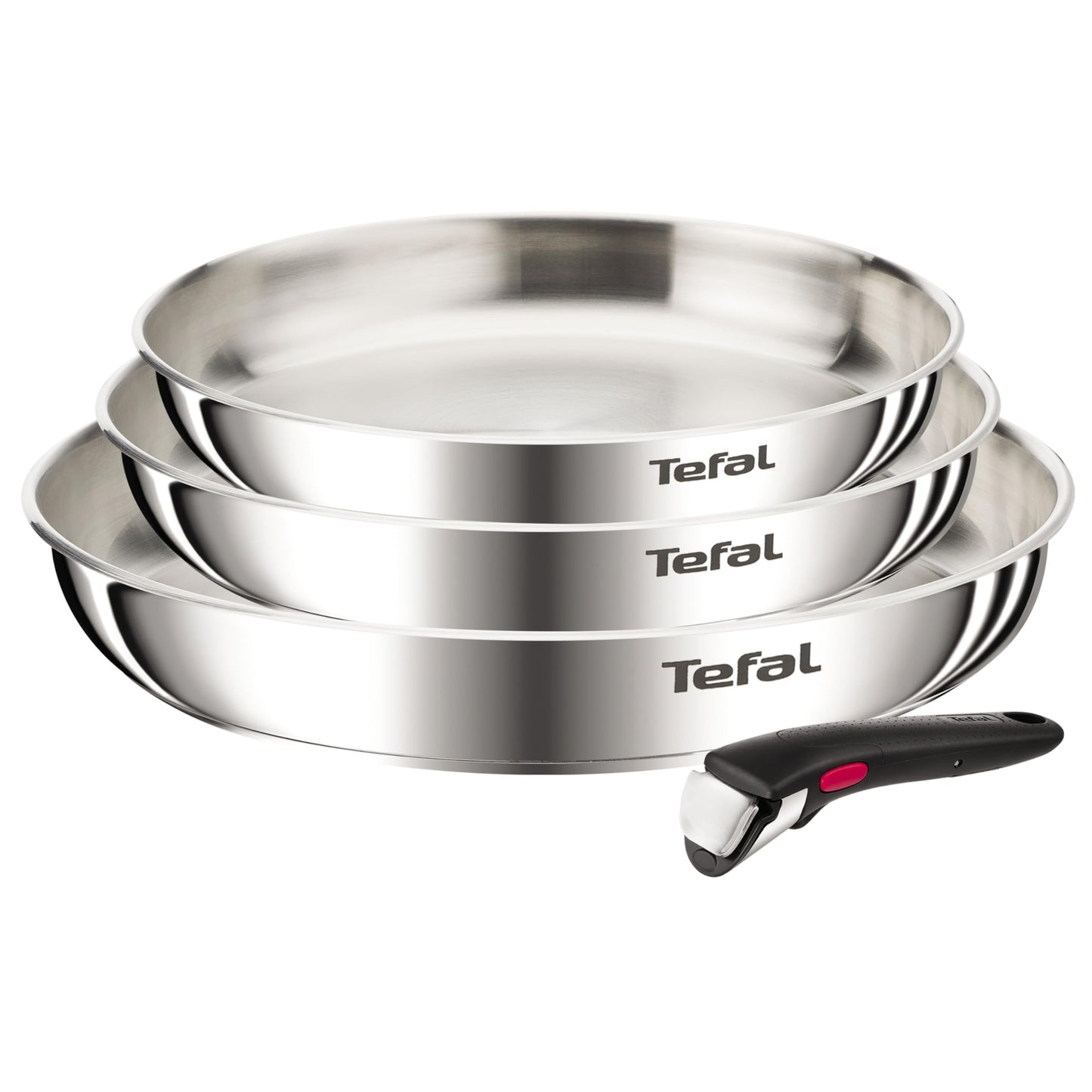 Ingenio Emotion Pfannen-Set (3-teilig, 22/24/28 cm), 3 Pfannen 22/24/28 cm