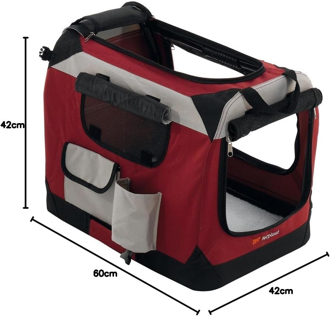Faltbare Hunde-Transportbox, black L 60 x B 42 x H 42 cm