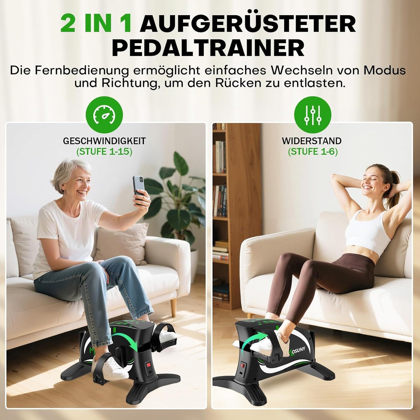Pedaltrainer für Zuhause